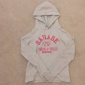 Grey and pink hoodie